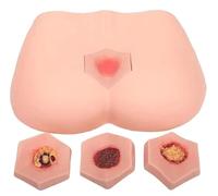Decubitus Ulcère Modèle d'entraînement pour la pratique médicale, modèle de pression en PVC avec 4 étapes, kit de soins des plaies pour l'enseignement et la formation des professionnels de la santé