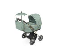 De Cuevas Toys – Poussette de poupées Capriccio – Ombrelle assortie, 48x26 cm, guidon 60 cm, vert