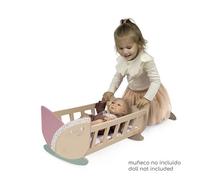 Decuevas Lit bébé en bois Tulipe pour enfant à partir de 3 ans - Dimensions : 49.50 x 28 x 24 cm - Assemblage nécessaire