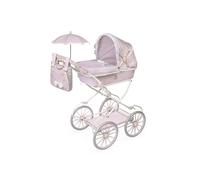 De Cuevas Toys – Poussette de poupées Sophie, pliable, guidon réglable, 81x80x42 cm, rose