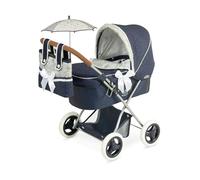 DeCuevas Vieux Chariot Pliant pour Poupées avec Parasol 85044