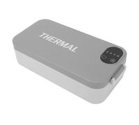 Decumeby Boîte à Déjeuner électrique, Boîte à Déjeuner Chauffante en Acier Inoxydable 304, Chauffe-plats Portable avec Affichage Numérique pour les Voyages en Voiture au Bureau (pas D'eau