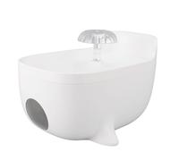 Decumeby Fontaine d'eau pour Chat, Fontaine d'eau Automatique pour Animaux de Compagnie, Distributeur pour Chat à Circulation Vivante avec Silencieux Intelligent pour Chiens