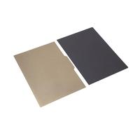 Decumeby Plaque de Construction Flexible Double Face avec une Forte Adhérence pour des Processus D' Stables, Applicable à L'imprimante Snapmaker J1S, Plate-forme D' de Texture PEI Mate