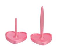 Decumeby Porte-fil en Forme de Cœur, Outil D'artisanat Efficace pour éviter les Emmêlements pour le Tricot et le Crochet, Rose pour les Amateurs D'artisanat