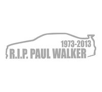 Decus R.I.P. Paul Walker L 0111 (argentés) // Autocollant JDM Style Transfert de Vinyle
