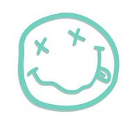Decus Shop Nirvana Smiley Face Grunge Kurt Cobain L 0166 (à la Menthe) // Autocollant JDM Style Transfert de Vinyle