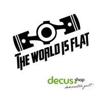 Decus The World is Flat // Autocollant OEM JDM Style