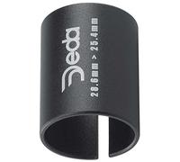 Deda Elementi Bague Réductrice 1""-1"" 1/8 en Aluminium Mixte, Noir, 1" to 1 1/8th