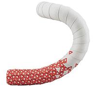 Deda Elementi DEDATAPE605 Loop, Tape, Blanc/Rouge, Texture Logo Deda, Double Couche, Gel adhésif, 2,5mm Unisex-Adult, Universelle