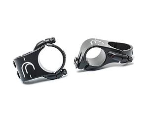 Deda Elementi Mixte Parabolica/ Fastblack2 Clamp For 31.6 Mm H/Bar (1 Pair) Accessoire prolongateur, Noir, 31.7mm EU