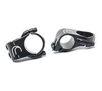 Deda Parabolica/flashblack 35 Mm Armrest Pads Argenté Black