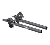 Prolongateurs Plats Aluminium Deda Parabolica 0 Alta S-Bend 31.7 Mm Noir