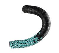Deda Loop Tape, Tape, Noir/Bleu Clair, Texture Logo, Double Couche, Gel adhésif, 2,5mm