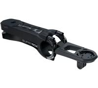 Deda Elementi Fixation compteur vélo Superbox Compatible Garmin/Wahoo/Bryton/GoPro Argenté/Noir