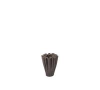 Dedali Vase H11 cm Marron Foncé
