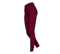 DeDavide Legging 7/8 en coton pour femme. - Rouge - XL