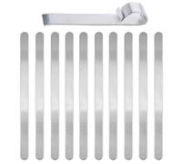 DEDC Ébauches de Bracelet en Acier Inoxydable, Bracelet Manchette et Barre de Cintrage de Bracelet Outil pour Estampage DIY Fabrication de Bijoux