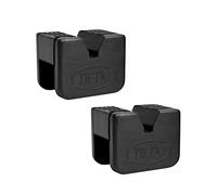 DEDC Jack Pad Caoutchouc pour Cric de Levage de Voiture Adaptateur Fendue Cadre Jack Stand Universel Protection du Base de Caisse Voiture (2pcs)