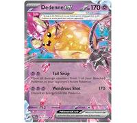 Dedenne ex 093/193 Carte Pokémon rare double (SV2 Paldea Evolved) + 1 téléchargeur TitanCards®