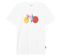 DEDICATED - T-Shirt Stockholm Paper Cut Bike - T-shirt - XXL - white