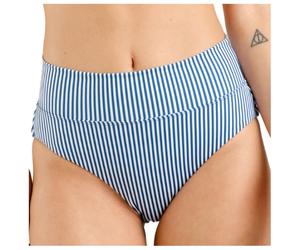 DEDICATED - Women's Bikini Pants Slite - Bas de maillot - XL - thin stripe / majolica blue