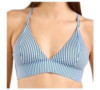 DEDICATED - Women's Bikini Top Alva - Haut de maillot - L - thin stripe / majolica blue