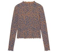 DEDICATED - Women's Rib Top Ryd - Haut à manches longues - S - leopard light brown