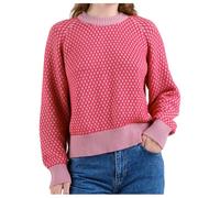 DEDICATED - Women's Sweater Husie Bubble Knit - Pull - L - true red / lilas pink