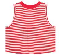 DEDICATED - Women's Top Namsos Stripes - Débardeur - XL - grenadine red