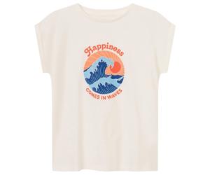 DEDICATED - Women's Visby Happiness - T-shirt - L - whisper white