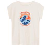 DEDICATED - Women's Visby Happiness - T-shirt - S - whisper white