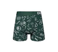 Dedoles Boxer Homme & Garçon sous-vêtements Caleçon Coton Beaucoup Designs Amusants, Couleur: Vert, désign: Physique Contre Chimie (Boxers), Taille: S