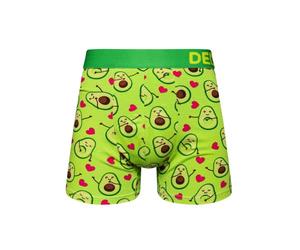 Dedoles Boxer Homme & Garçon sous-vêtements Caleçon Coton Beaucoup Designs Amusants, Couleur: Vert, désign: Amour des avocats (Boxers), Taille: XXL