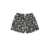 Dedoles Boxer Homme & Garçon sous-vêtements Caleçon Coton Beaucoup Designs Amusants Hockey Barbecue Football Citron Lime Cadeau, Couleur: Noir, désign: Recharge Sociale (Caleçons), Taille: M