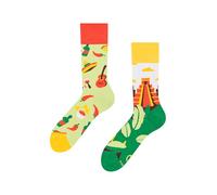 Dedoles Chaussettes Unisexe Homme Femme & Enfants beaucoup designs amusants gauche droite différent, couleur: Vert, motif: Mexique, taille: 35-38