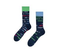 Dedoles Chaussettes Unisexe Homme Femme & Enfants beaucoup designs amusants gauche droite différent, couleur: Bleu, motif: Développeur Web, taille: 39-42