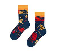 Dedoles Chaussettes Unisexe Homme Femme & Enfants beaucoup designs amusants gauche droite différent, couleur: Multicolore, motif: Monde des dinosaures, taille: 23-26