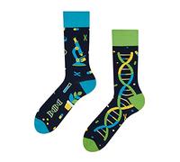 Dedoles Chaussettes Unisexe Homme Femme & Enfants beaucoup designs amusants gauche droite différent, couleur: Noir, motif: ADN, taille: 35-38