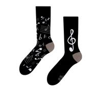 Dedoles Chaussettes Unisexe Homme Femme & Enfants beaucoup designs amusants gauche droite différent, couleur: Noir, motif: Musique, taille: 35-38