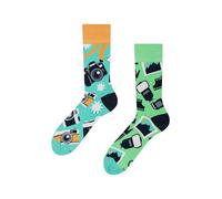 Dedoles Chaussettes Unisexe Homme Femme & Enfants beaucoup designs amusants gauche droite différent, couleur: Turquoise, motif: Photographe, taille: 43-46