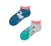 Dedoles Chaussettes Unisexe Homme Femme & Enfants beaucoup designs amusants gauche droite différent, couleur: Multicolore, motif: Cygnes (Socquettes), taille: 27-30