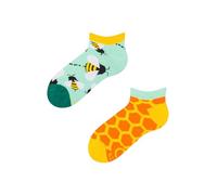 Dedoles Chaussettes Unisexe Homme Femme & Enfants beaucoup designs amusants gauche droite différent, couleur: Multicolore, motif: Petites abeilles (socquettes), taille: 23-26