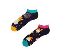 Dedoles Chaussettes Unisexe Homme Femme & Enfants beaucoup designs amusants gauche droite différent, couleur: Multicolore, motif: Hamster en fête (Socquettes), taille: 43-46