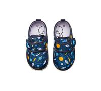Dedoles Chaussons Homme Femme & Enfants Mousse Mémoire Pantoufles beaucoup designs amusants Licorne Musique Teckel Amour Panda Cadeau, couleur: Bleu, motif: Fusée et espace, taille: 22
