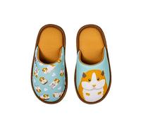 Dedoles Chaussons Homme Femme & Enfants Mousse Mémoire Pantoufles beaucoup designs amusants Licorne Musique Teckel Amour Panda Cadeau, Couleur: Cochon d’Inde, 30-31 EU