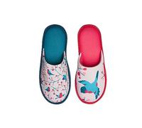 Dedoles Chaussons Homme Femme & Enfants Mousse Mémoire Pantoufles beaucoup designs amusants Licorne Musique Teckel Amour Panda Cadeau, Couleur: Oiseaux dans le sorbier, 38-39 EU