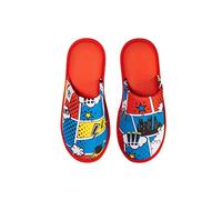 Dedoles Chaussons Homme Femme & Enfants Mousse Mémoire Pantoufles beaucoup designs amusants Licorne Musique Teckel Amour Panda Cadeau, Couleur: Bandes dessinées colorées, 44-45 EU