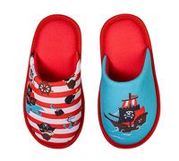 Dedoles Chaussons Homme Femme & Enfants Mousse Mémoire Pantoufles beaucoup designs amusants Licorne Musique Teckel Amour Panda Cadeau, Couleur: Pirate, 28-29 EU