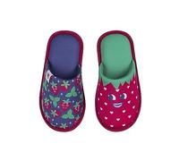 Dedoles Chaussons Homme Femme & Enfants Mousse Mémoire Pantoufles beaucoup designs amusants Licorne Musique Teckel Amour Panda Cadeau, Couleur: Fraises joyeuses, 28-29 EU